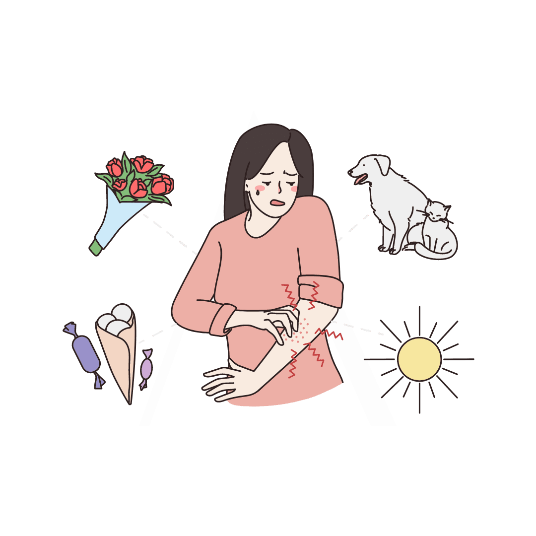 Allergic dermatitis